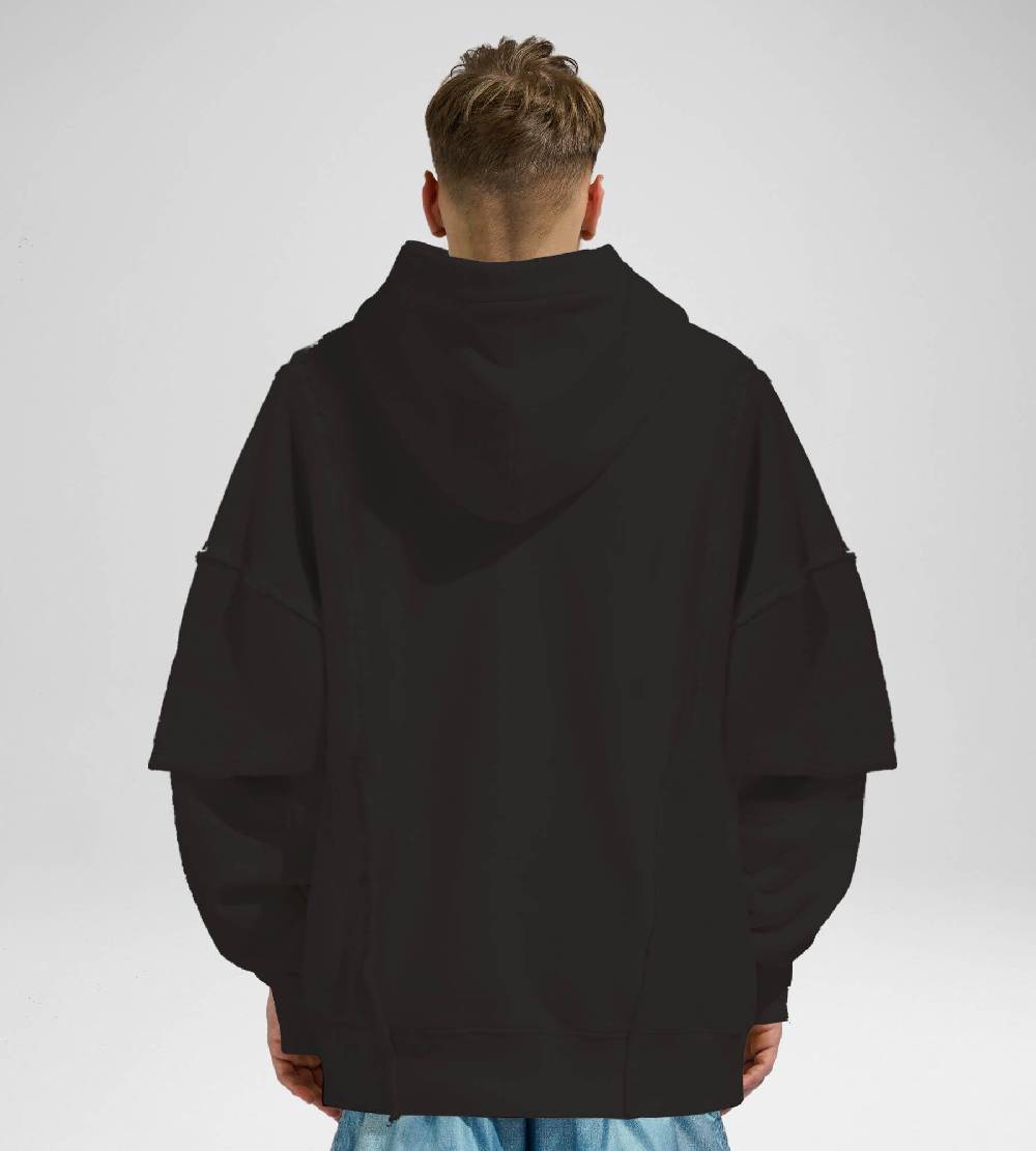 Khrisjoy HOODIE DOUBLE POCKETS BLACK Shopping Online