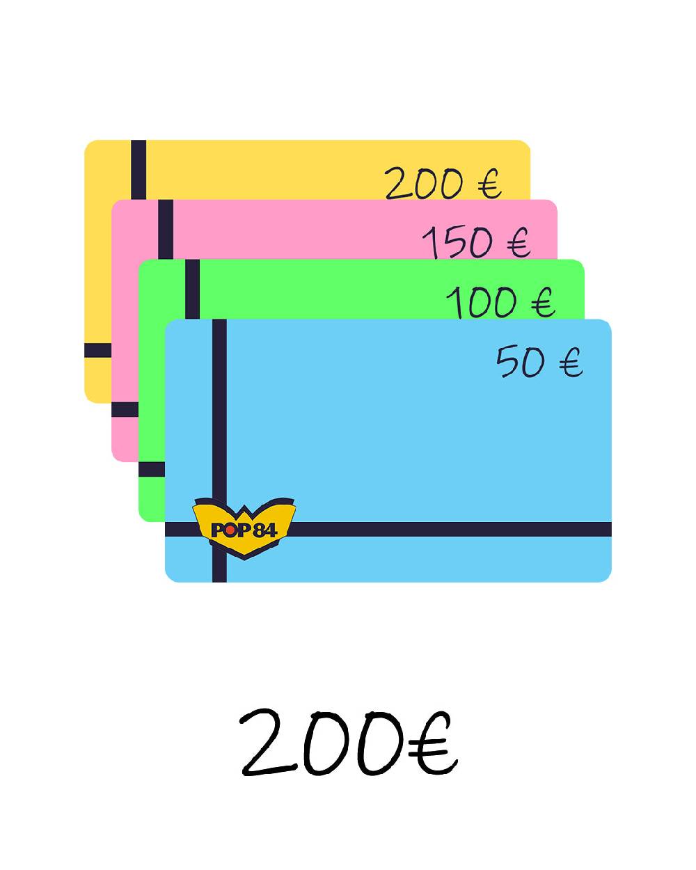 Pop84 POP84 Gift Card Economico