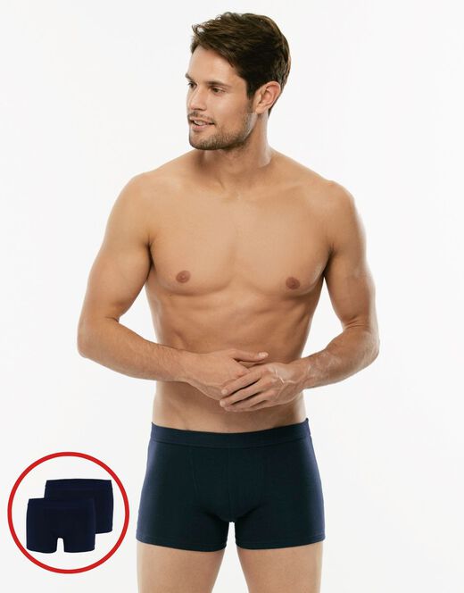 Lovable Boxer Bipack Cotton Stretch In cotone elasticizzato, blu Sottocosto