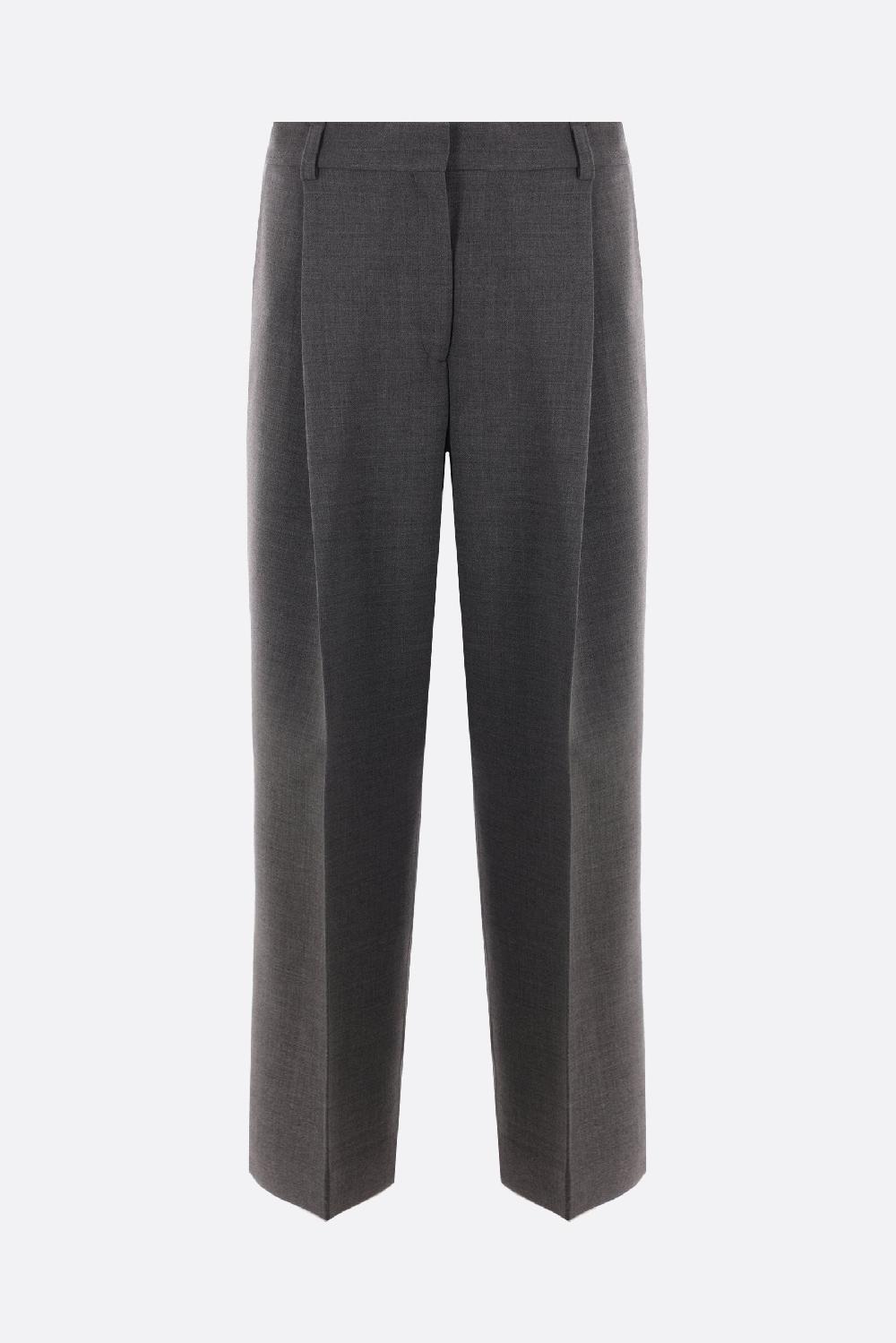 TOTEME pantalone in misto lana con pinces Vendite Flash