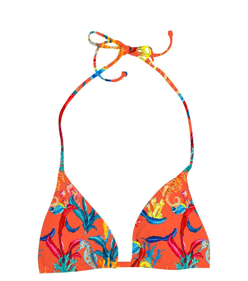 Zeybra TRIANGOLO DONNA REVERSIBILE CORALLI ORANGE In Linea